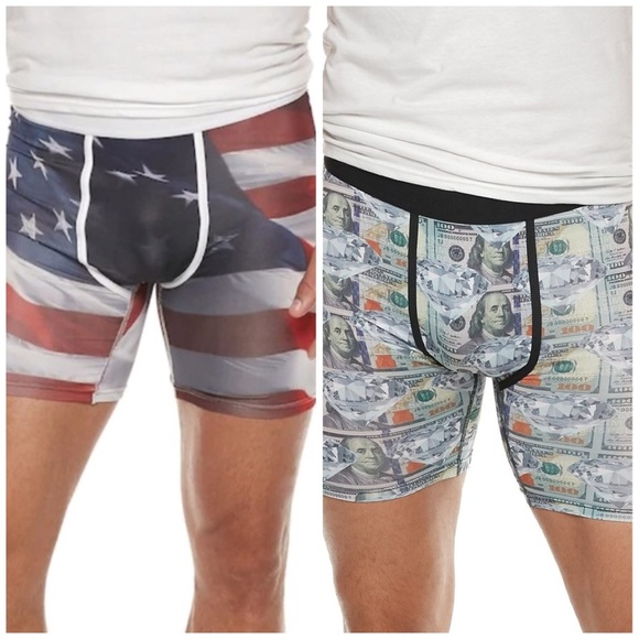 Wear Your Life - A PSD Brand Other - ❌SOLD❌ NEW American Flag Money Boxer Brieft 2 Pc